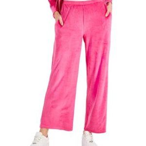 Charter Club Velour Wide-Leg Pants